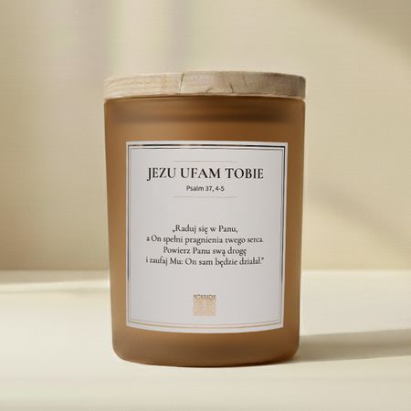 JEZU UFAM TOBIE (Bursztyn, świeca 245 ml)