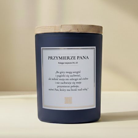 PRZYMIERZE PANA (Granat, świeca 245 ml)